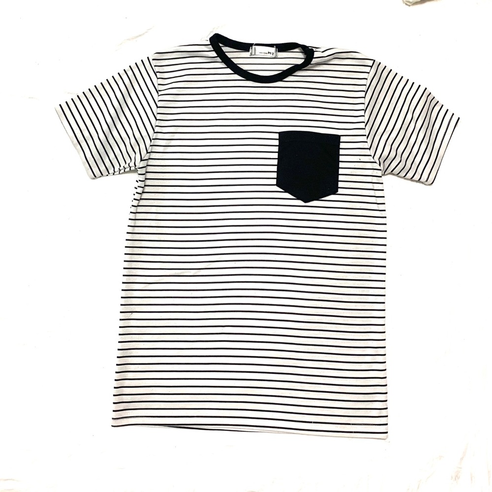 ☀️3 for $20☀️ Striped T-Shirt with Pocket